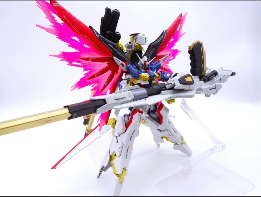 1/144 HG デスティニーガンダムSpecⅡ　ゼウスシルエット　塗装済完成品