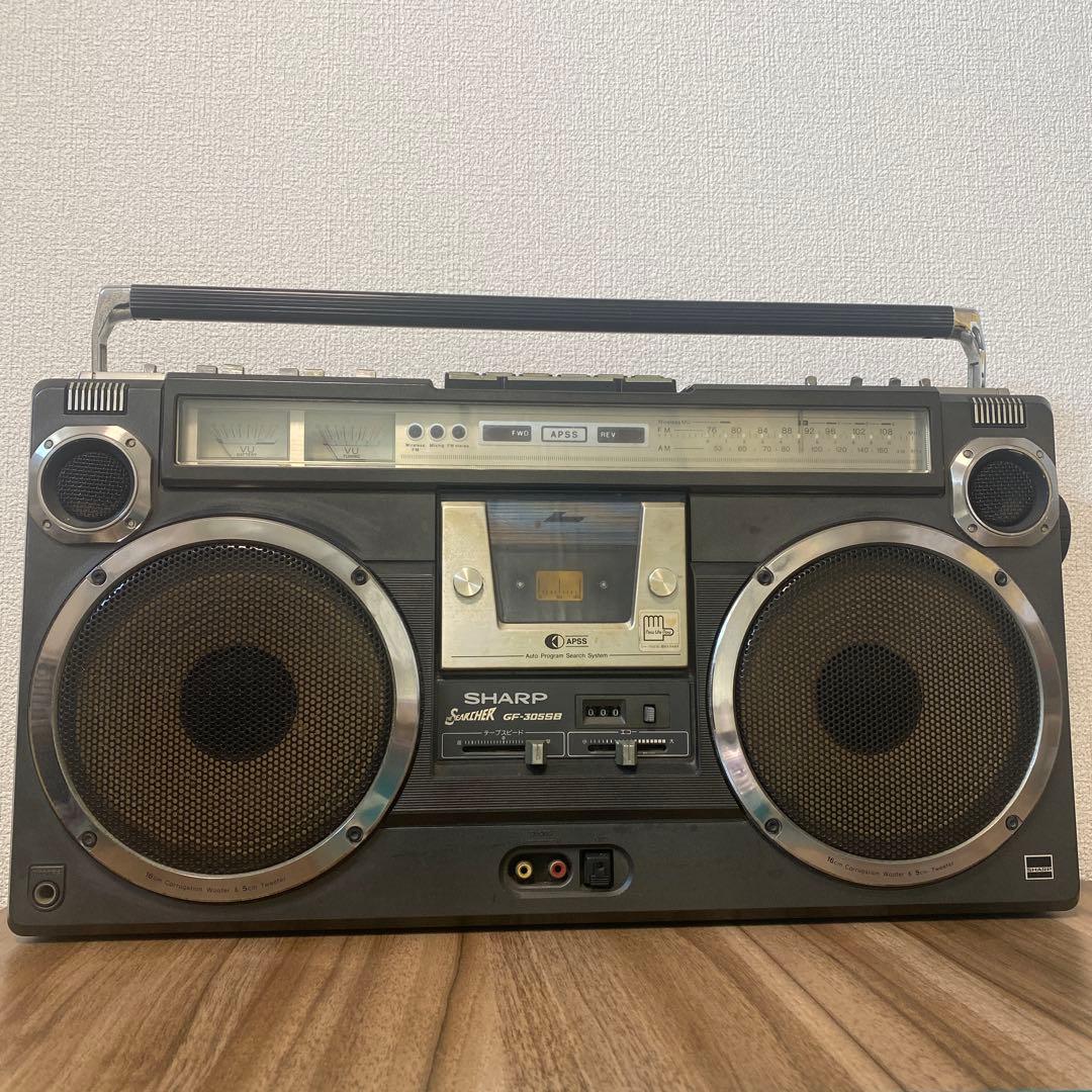 SHARP GF-305SB ラジカセ 昭和レトロ