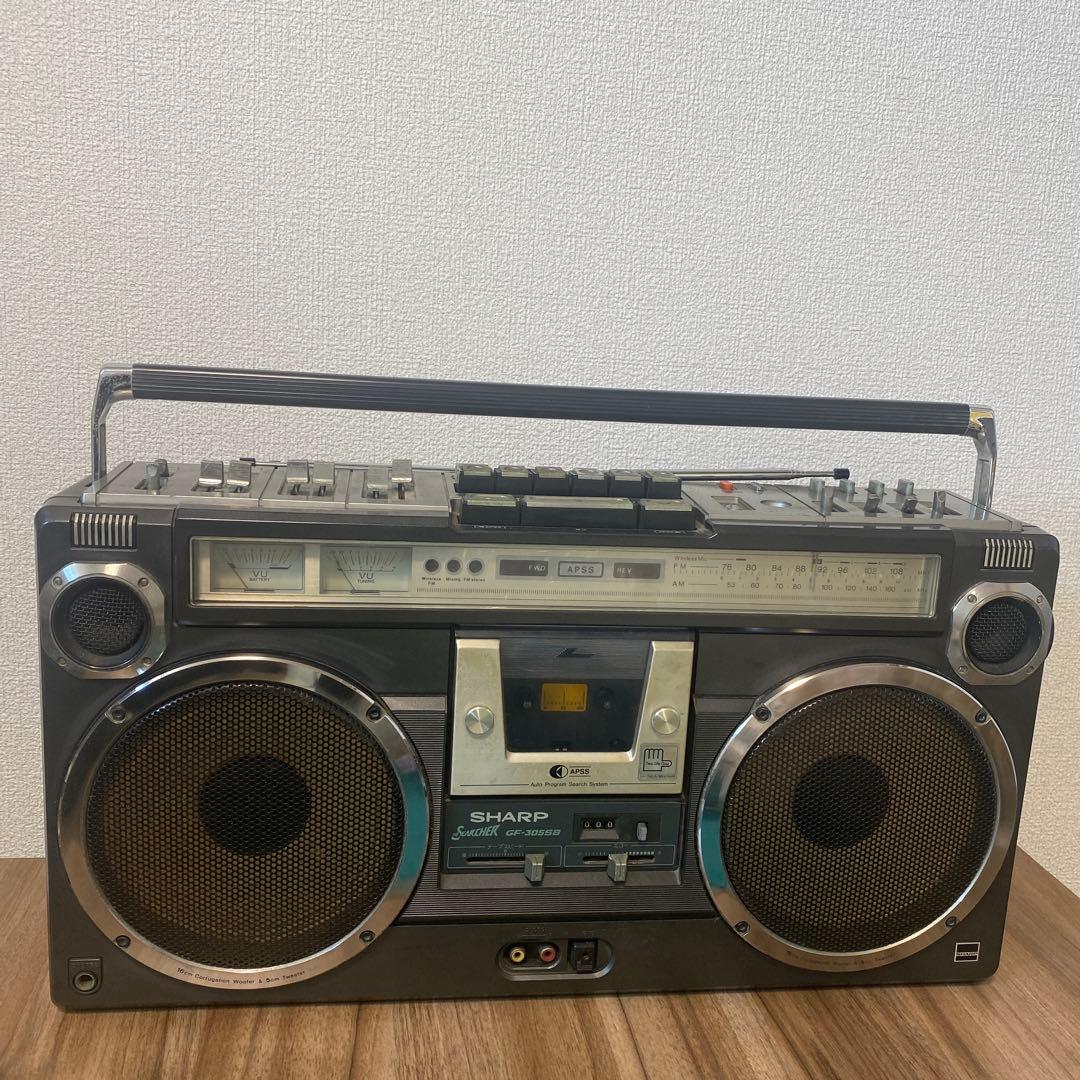 SHARP GF-305SB ラジカセ 昭和レトロ