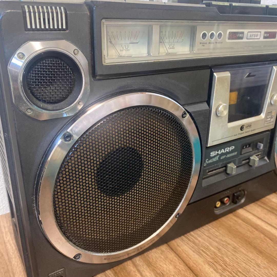 SHARP GF-305SB ラジカセ 昭和レトロ