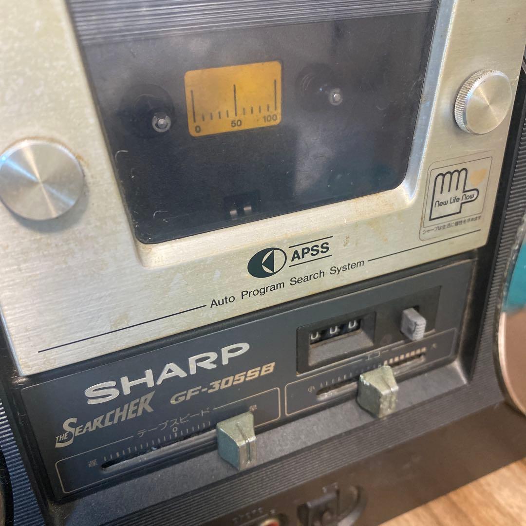 SHARP GF-305SB ラジカセ 昭和レトロ
