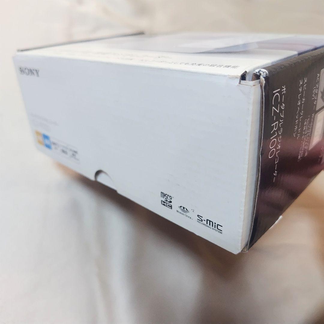ソニー　ポータブルラジオレコーダー　ICZ-R100　ホワイト　付属品付き