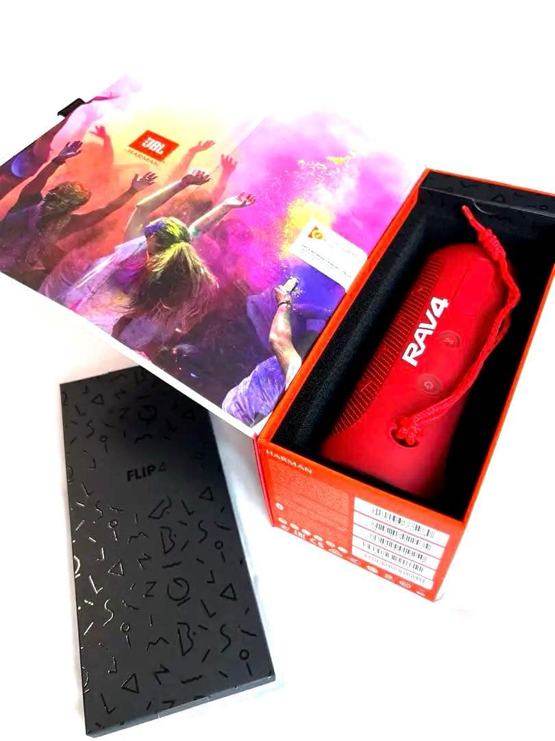 【値引歓迎】【非売品】RAV4仕様 JBL FLIP4 スピーカー レッド