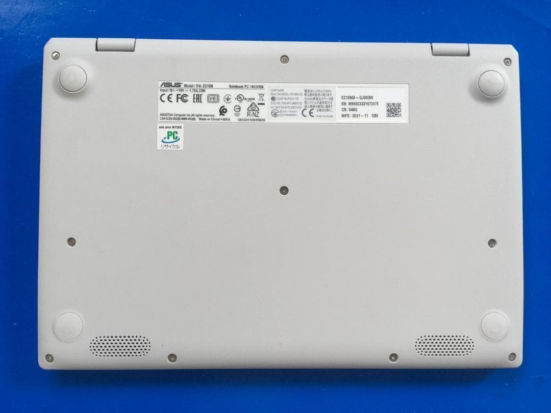 ASUS E210MA 11.6型/SSD/NumberPa/Office