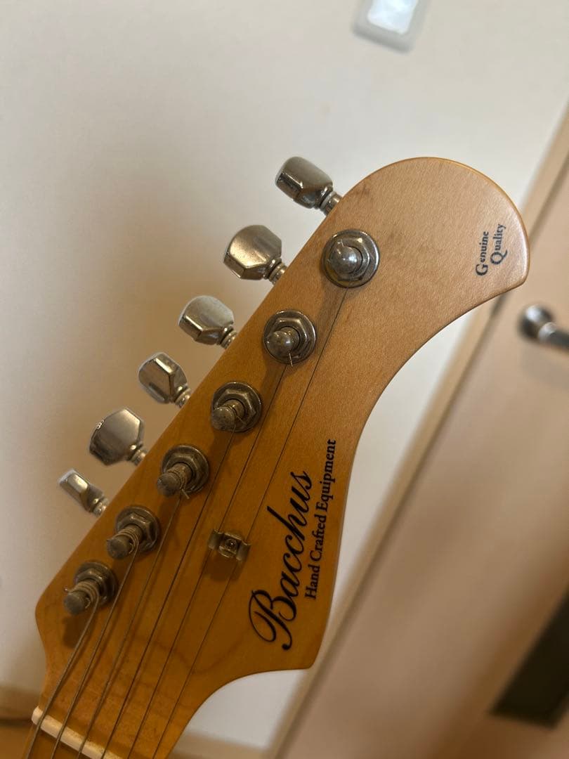 Bacchus エレキギター ストライプデザイン