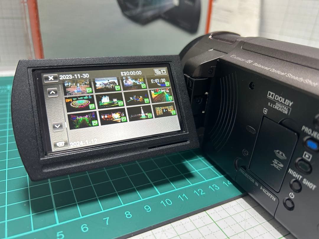 SONY FDR-AXP35 4K Wi-Fi 修理必要中古ジャンク品