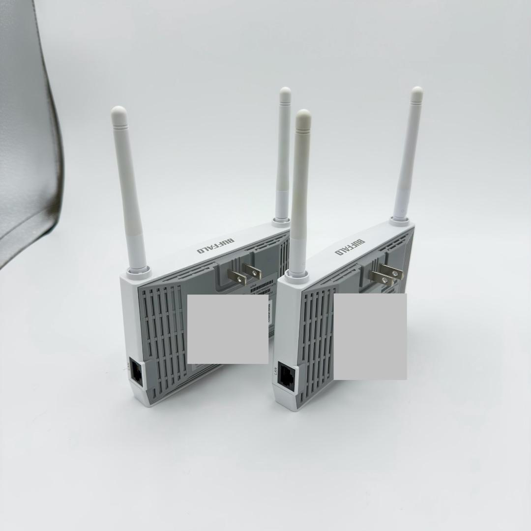 【美品】 BUFFALO WiFi6 ルータ+中継機セット！