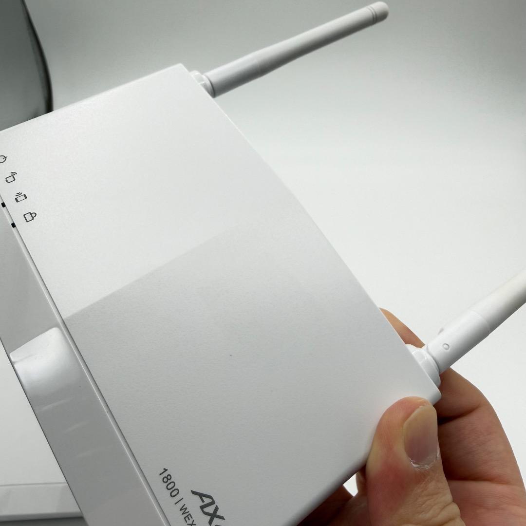 【美品】 BUFFALO WiFi6 ルータ+中継機セット！