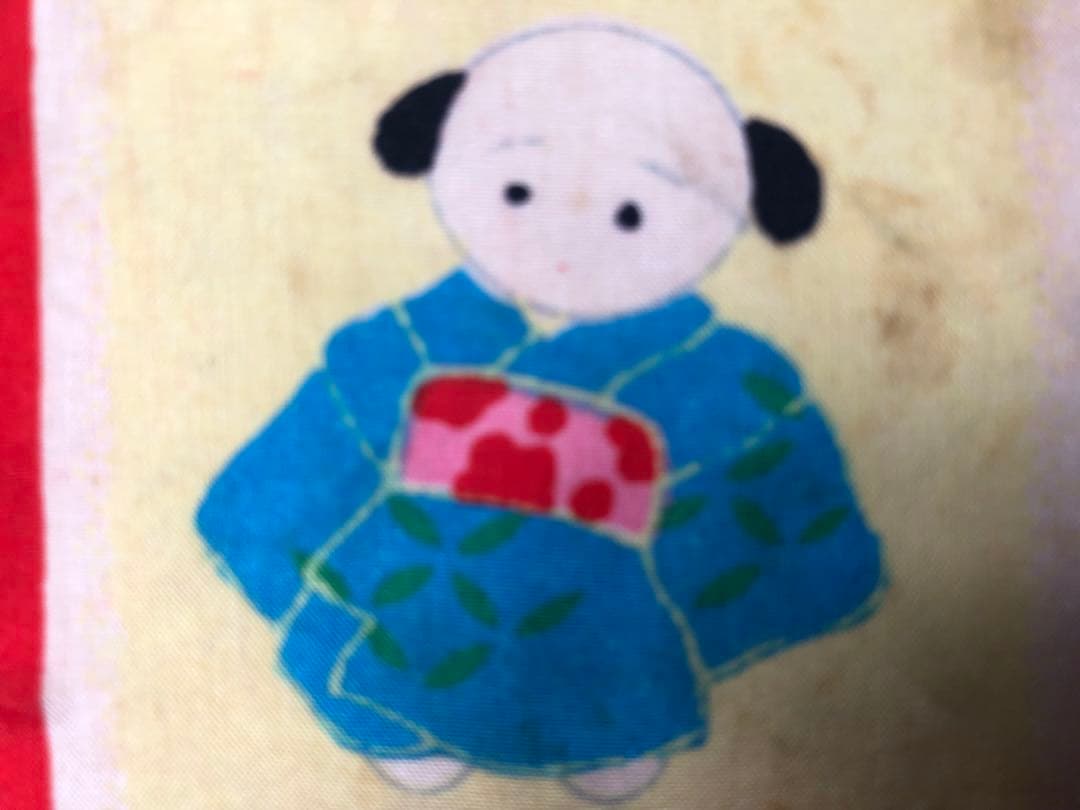 一閑張り　一閑張りバック　正絹古布　　市松　犬張子　鯛車　可愛い