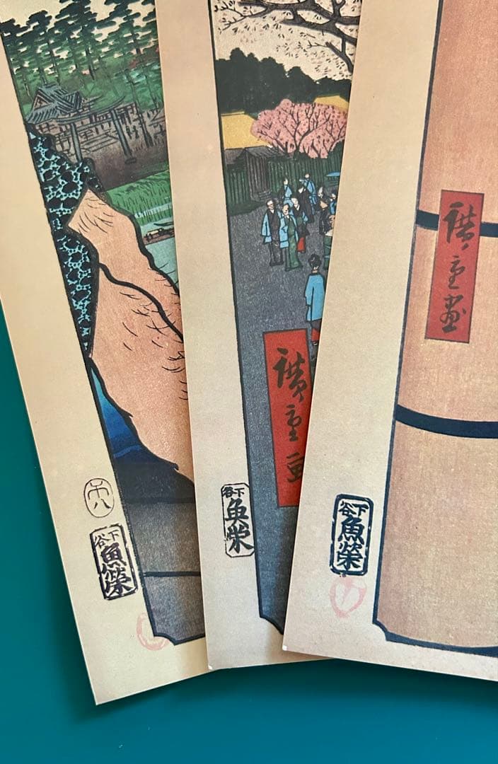 歌川広重「名所江戸百景」　原寸複製　全69枚