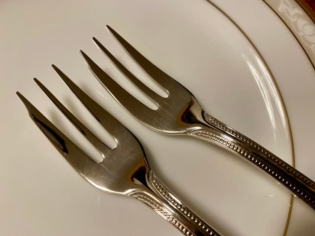 【いちごのタルトさま専用商品】クリストフル カトラリーセット