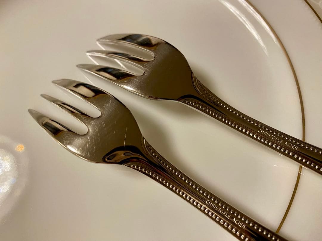 【いちごのタルトさま専用商品】クリストフル カトラリーセット
