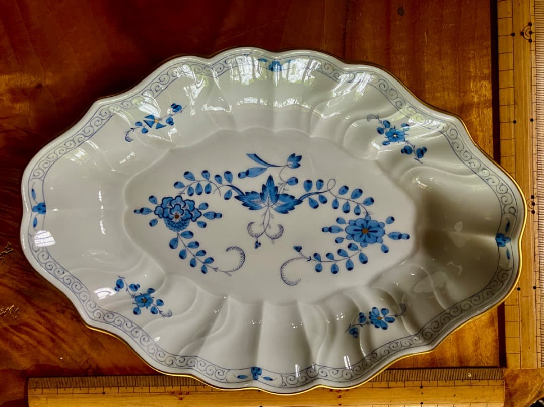 マイセン：インドの華フルーツ、デザート皿プレート三種：単品可