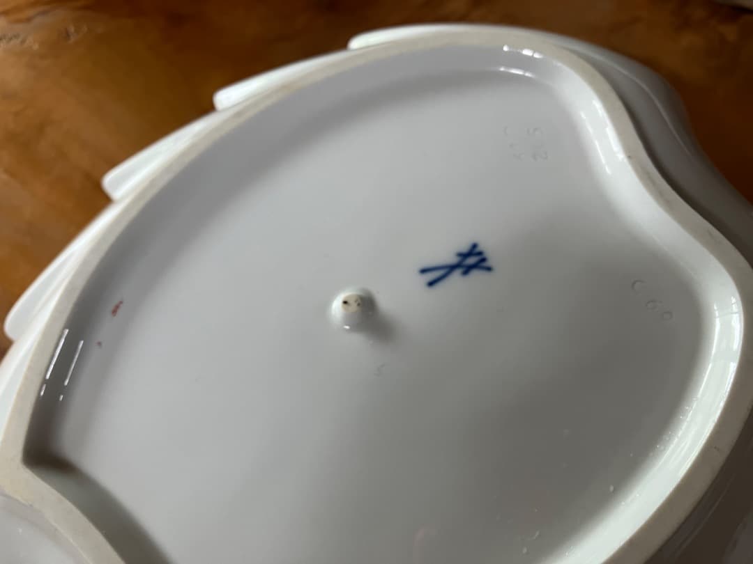 マイセン：インドの華フルーツ、デザート皿プレート三種：単品可