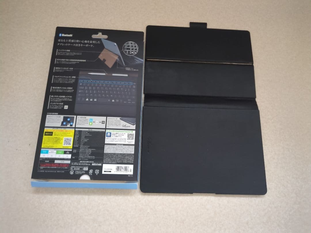 ELECOM Bluetoothキーボードケース 黒