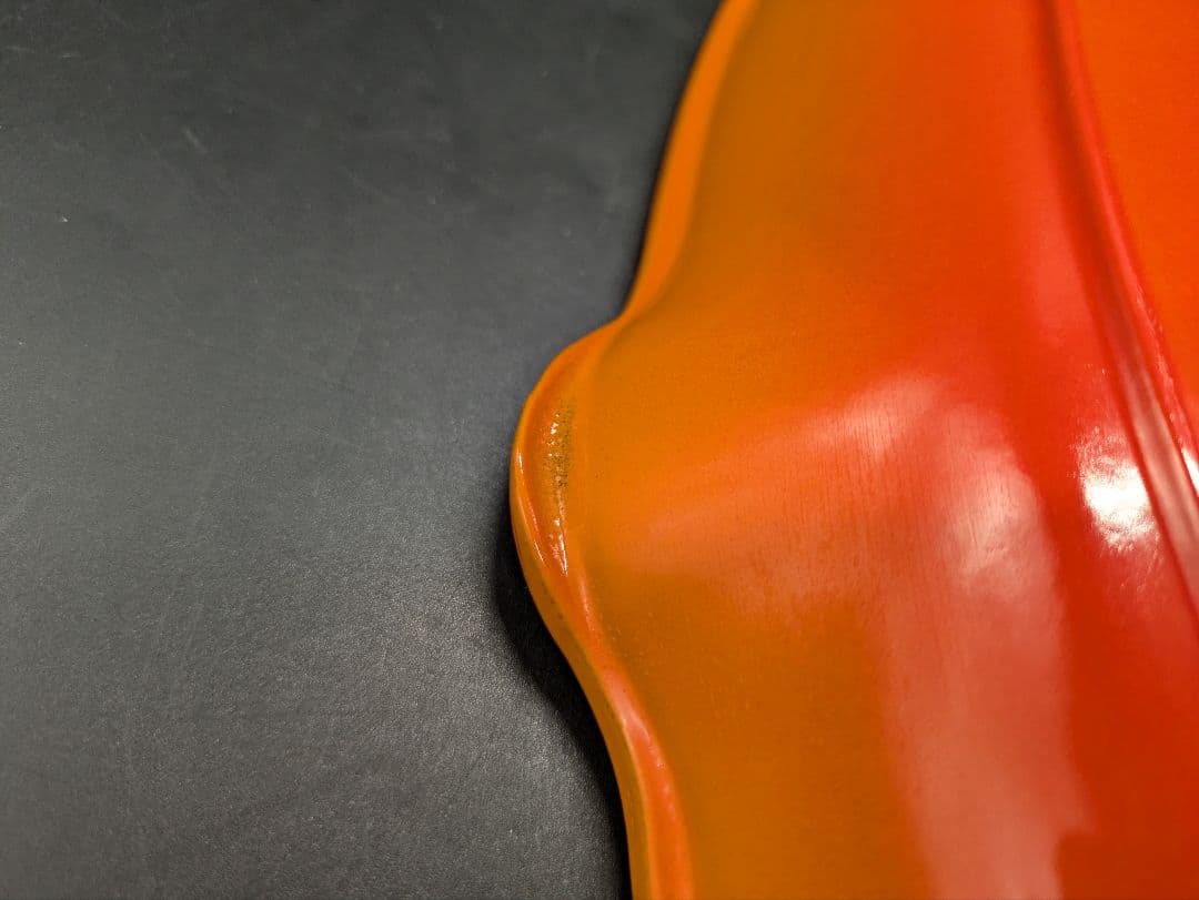 ル・クルーゼ スクエアスキレットグリル 26cm オレンジ