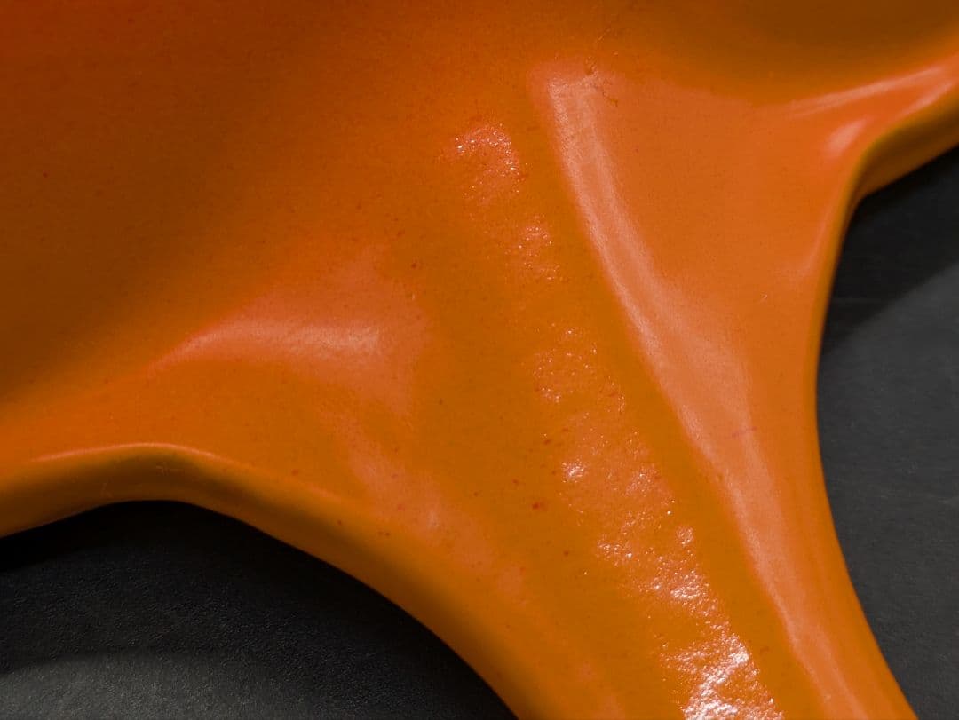 ル・クルーゼ スクエアスキレットグリル 26cm オレンジ