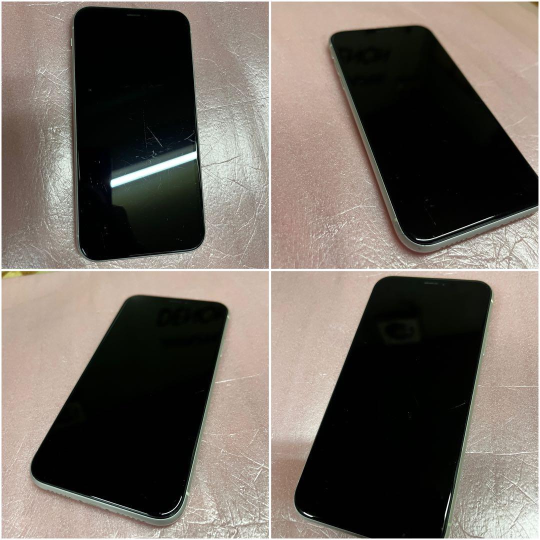 iPhone XR 256GB ホワイト SIMフリー 中古 傷有り