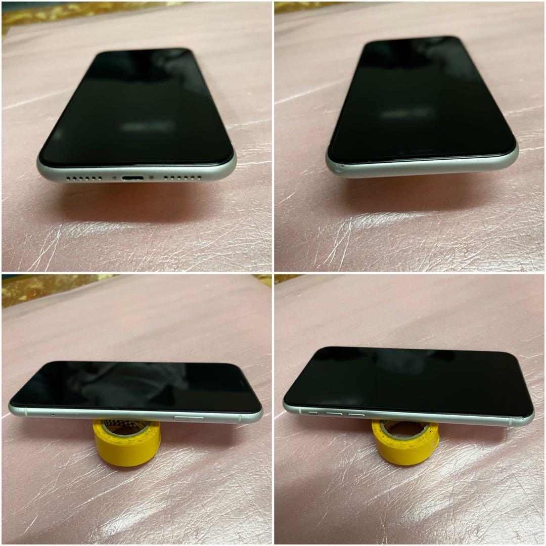 iPhone XR 256GB ホワイト SIMフリー 中古 傷有り
