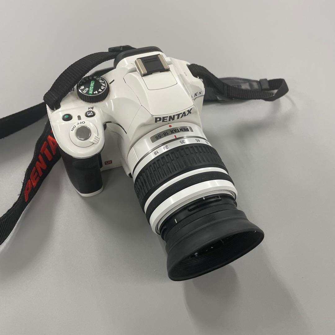 ［金龍］【ジャンク品】PENTAX K- xデジタル一眼レフ　レンズ2本付