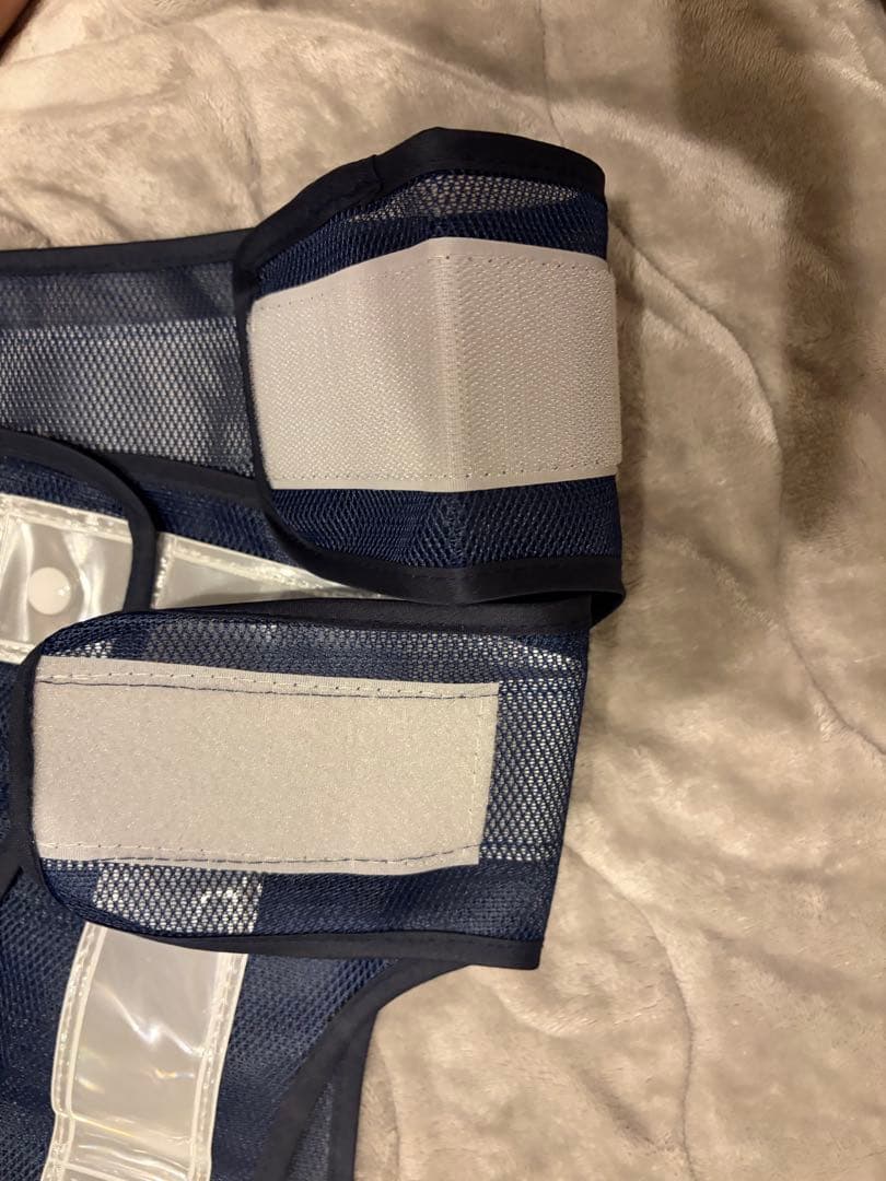 警察反射ベスト　ハンドメイド