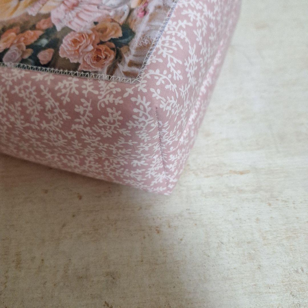 激レアねこパネル生地　ハンドメイド　片面パネル布バスケット