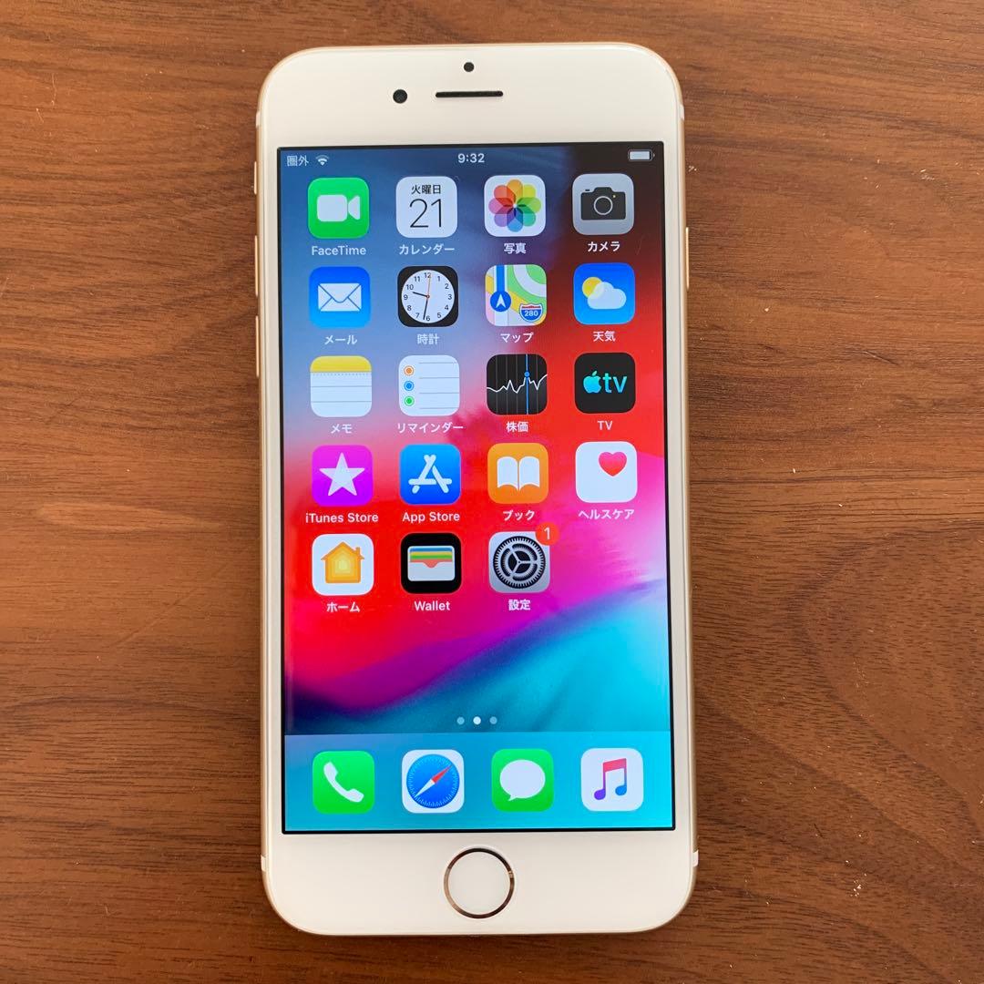 Apple iPhone 6 ゴールド　64GB