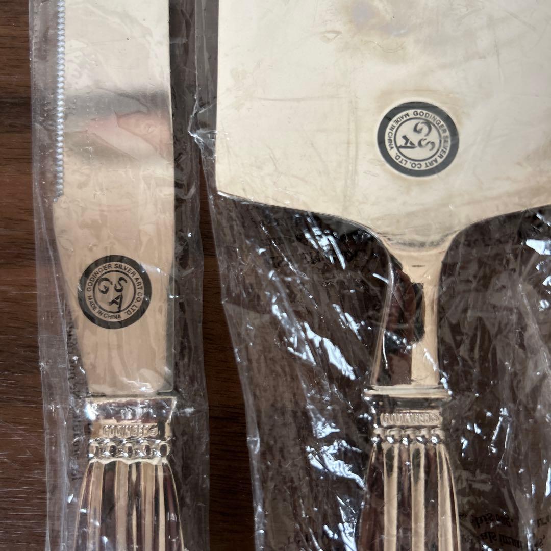未使用品！ゴディンガーシルバーアート　ホステスサービングセット5ピース　シルバー