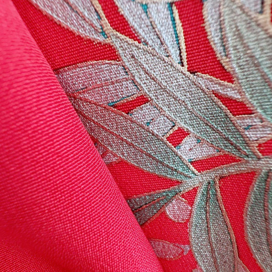 七五三　7歳女の子　フルセット　きもの　帯黒地　小物セット　簡単半襟　7280