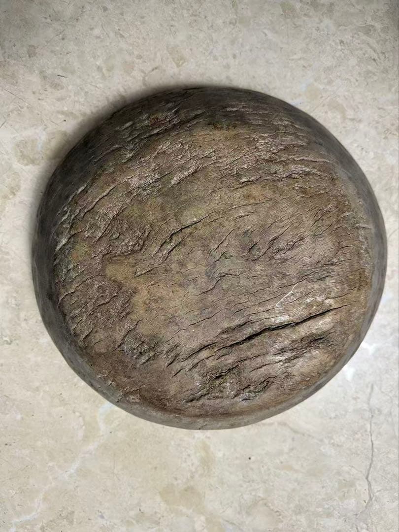 古民芸　天然木　こね鉢