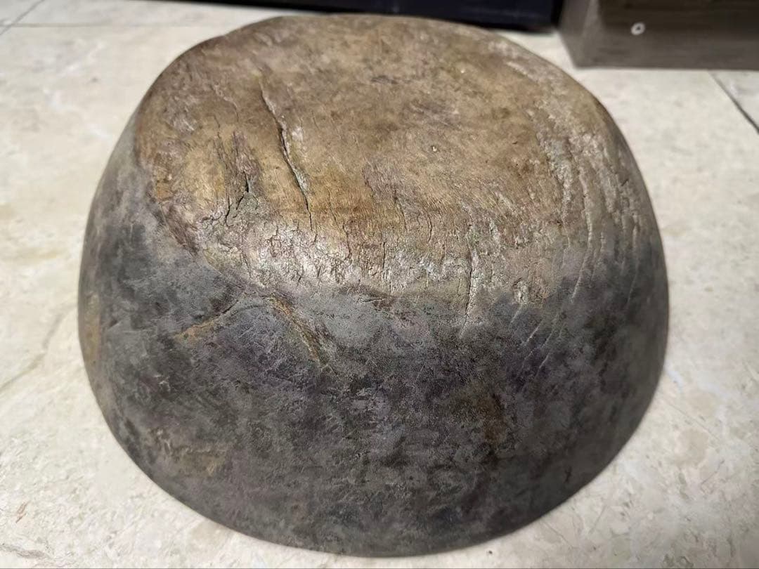 古民芸　天然木　こね鉢