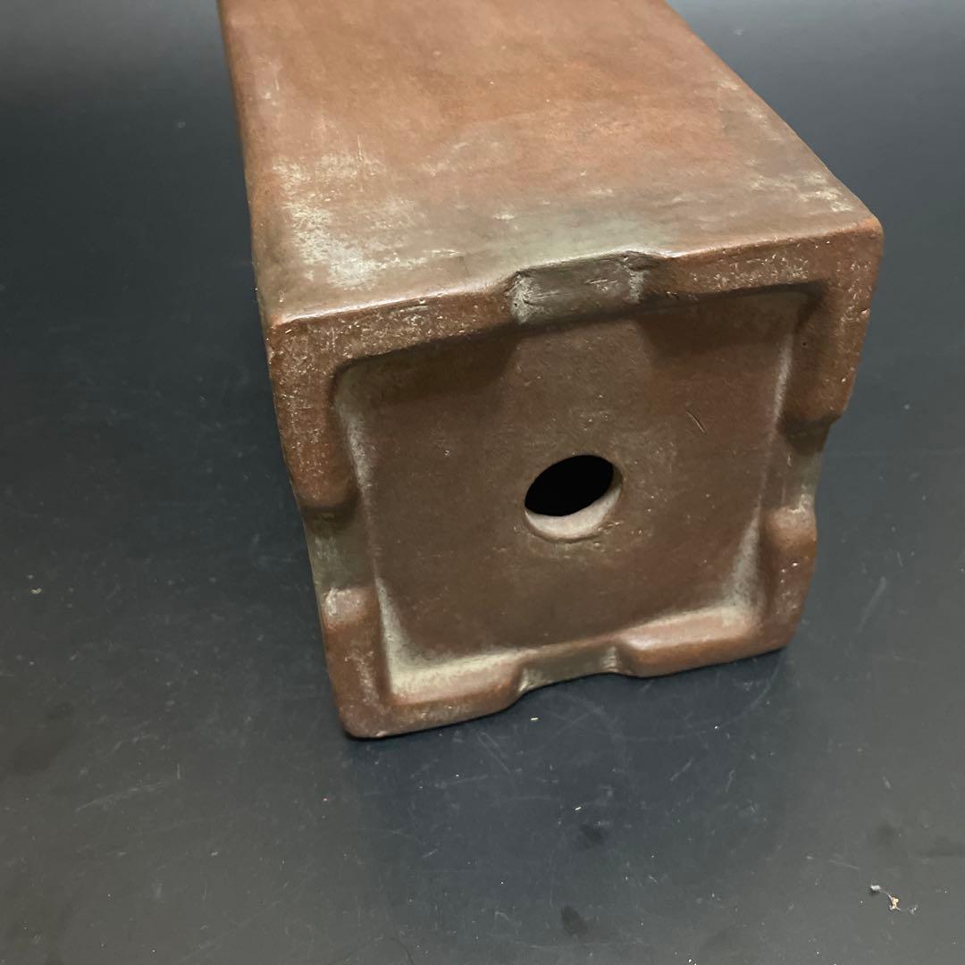 時代物　珍品！朱泥大植木鉢　欠けあり