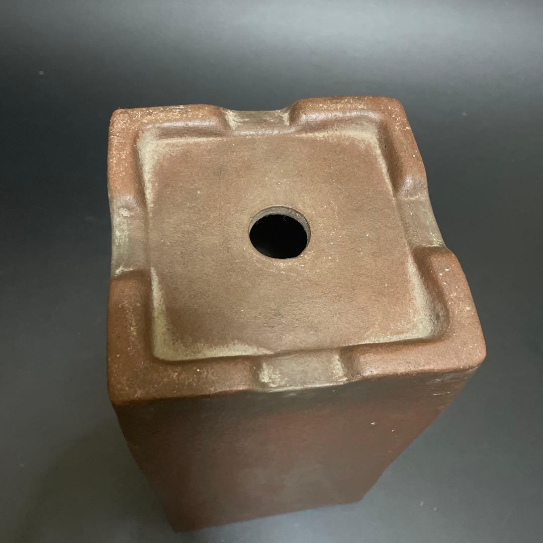 時代物　珍品！朱泥大植木鉢　欠けあり