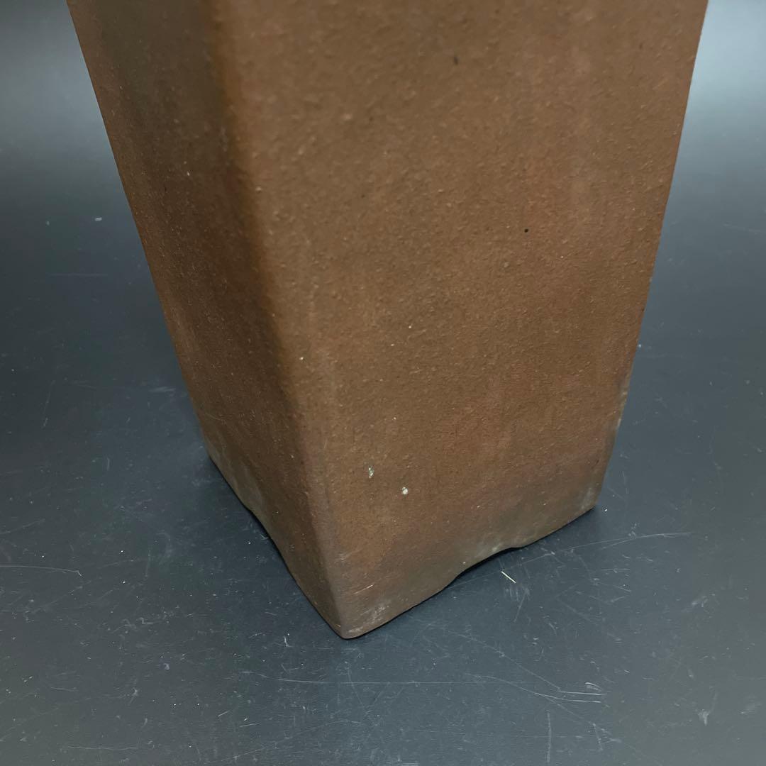 時代物　珍品！朱泥大植木鉢　欠けあり