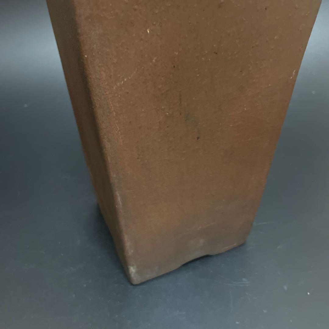 時代物　珍品！朱泥大植木鉢　欠けあり