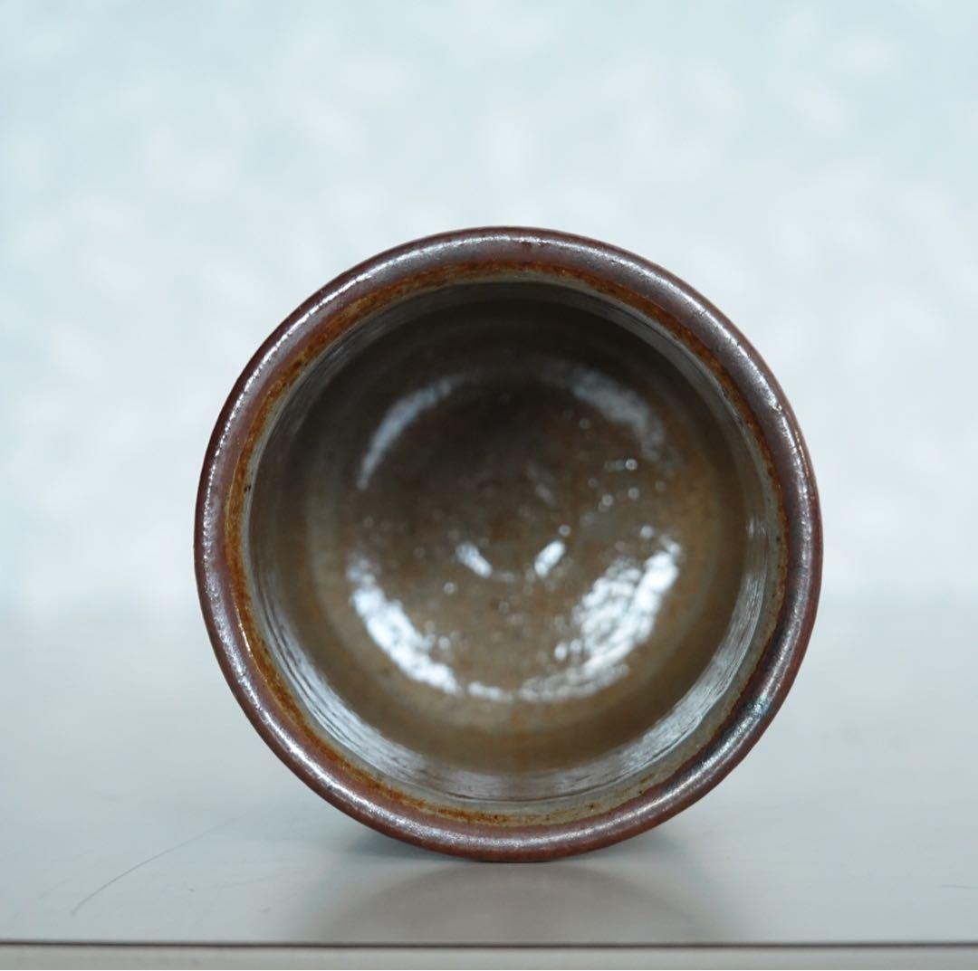 唐津焼　西岡小十郎　小次郎窯　絵唐津　湯呑　5客　酒器　ぐい呑　盃　杯　筒盃