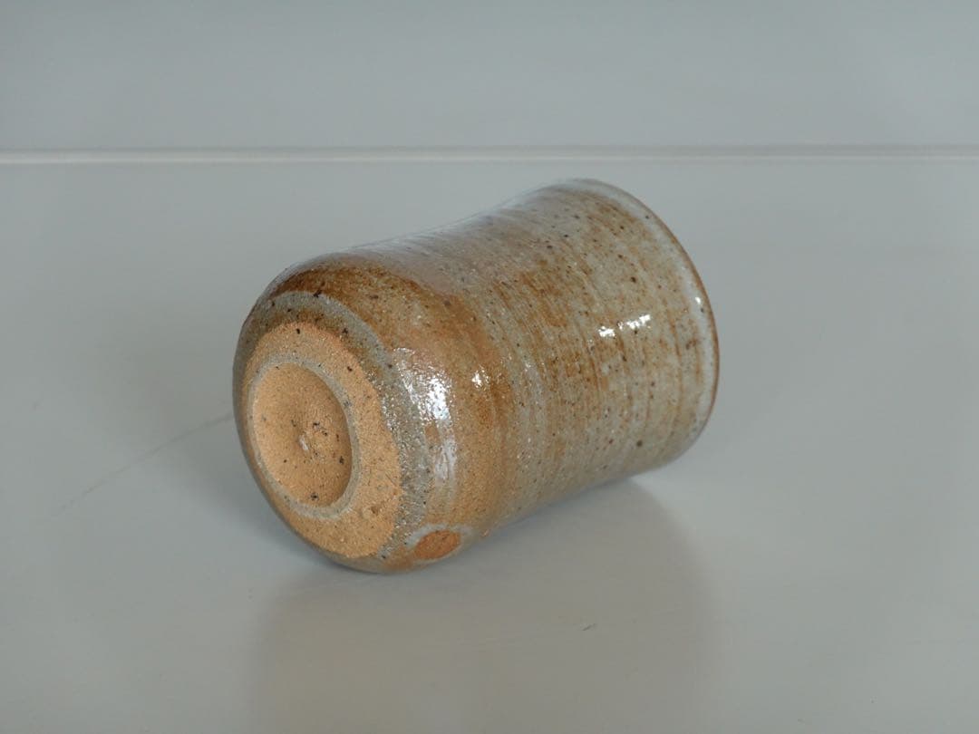 唐津焼　西岡小十郎　小次郎窯　絵唐津　湯呑　5客　酒器　ぐい呑　盃　杯　筒盃