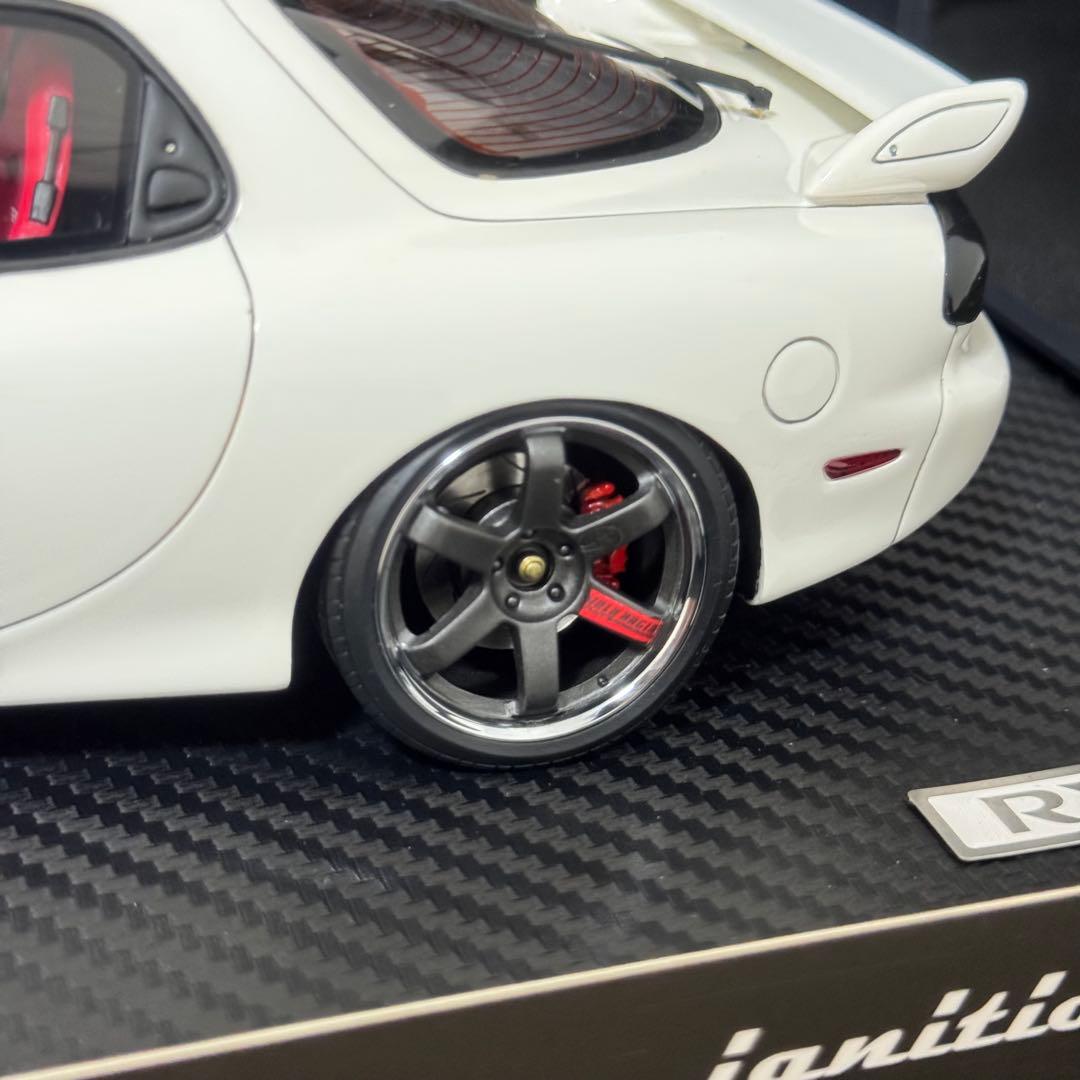 イグニッションモデル1/18 RX7 FD3S White 初期モデル　廃盤レア