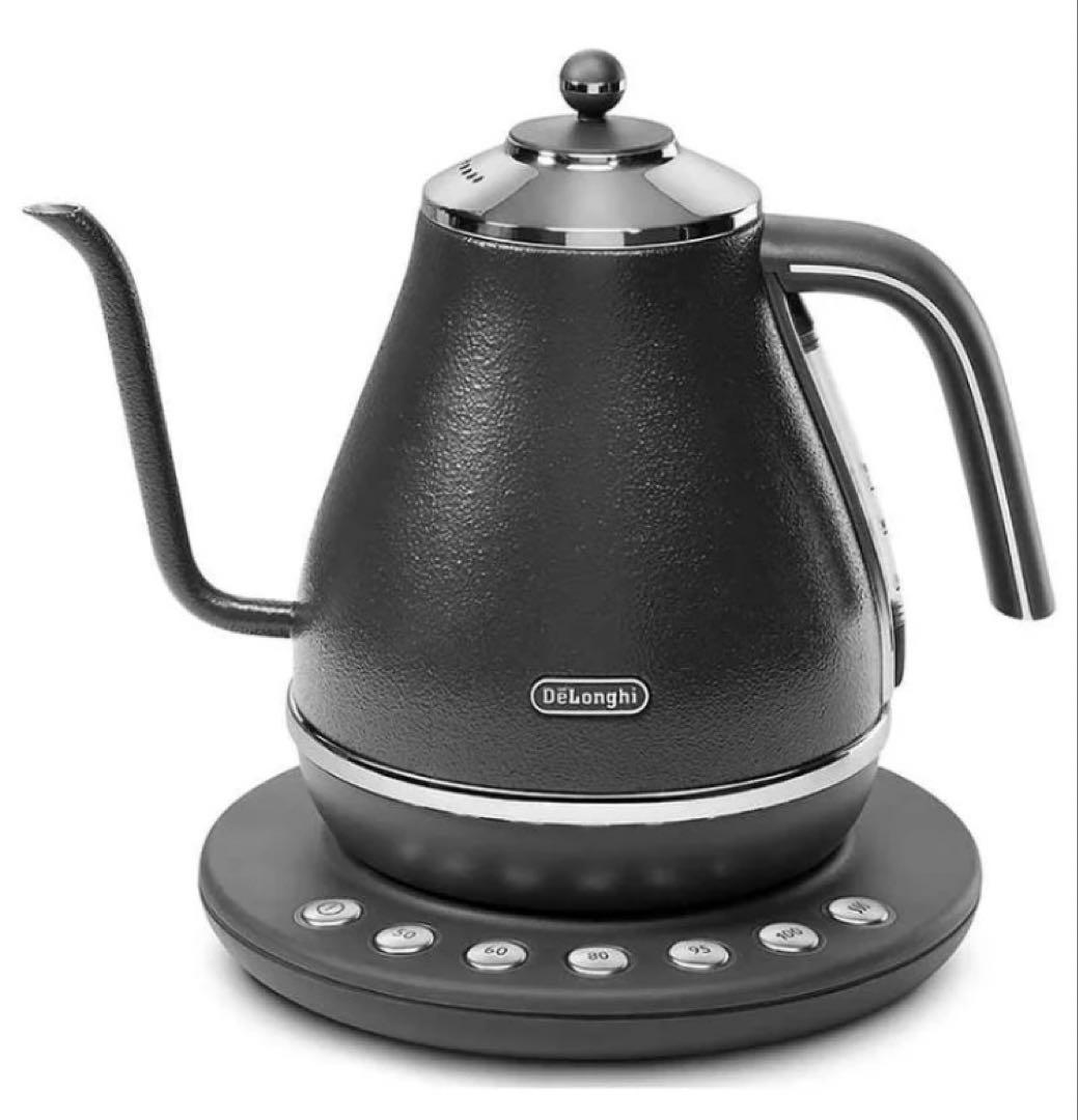 【新品未使用品】デロンギアイコナ　電気カフェケトル　KBOE1230J-GY