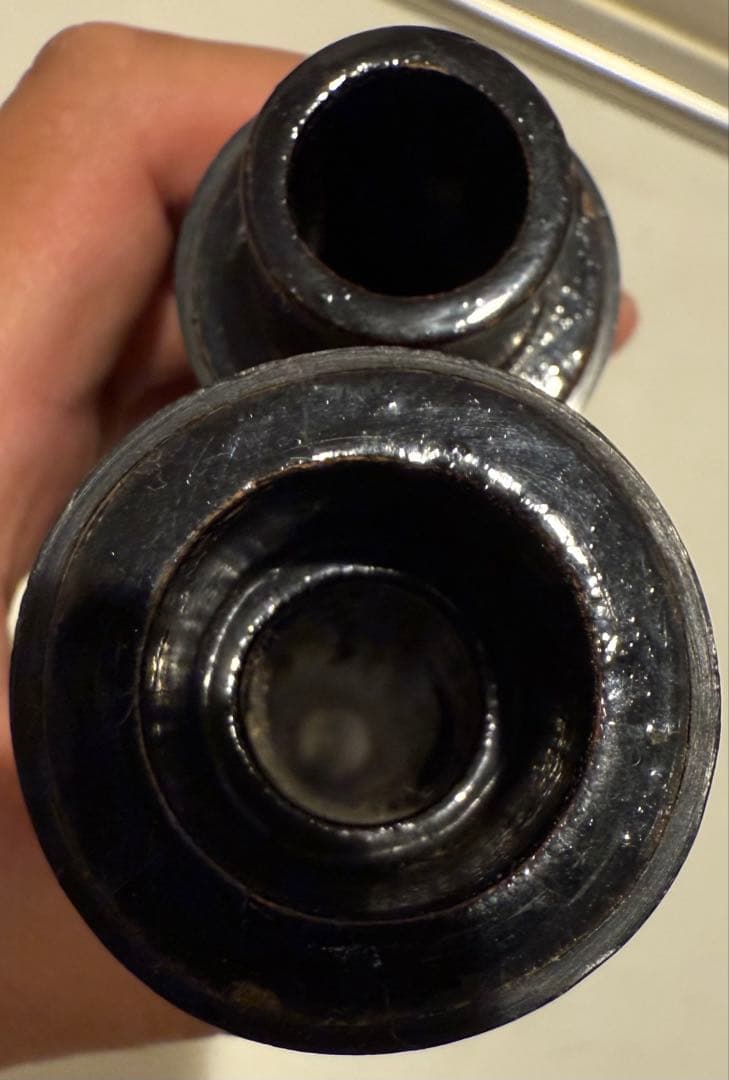 【現状品】竹製 晄山 二本継 尺八｜全長 約55㎝ 1尺8寸｜和楽器・木管楽器