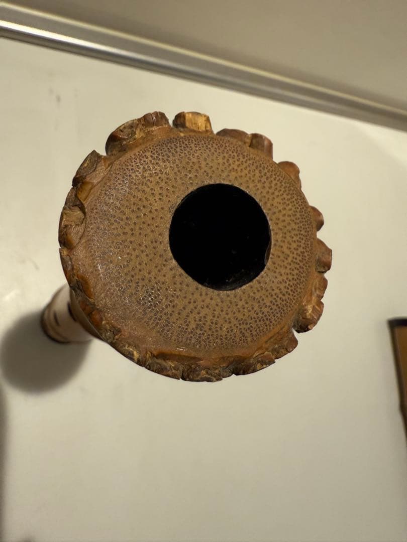 【現状品】竹製 晄山 二本継 尺八｜全長 約55㎝ 1尺8寸｜和楽器・木管楽器