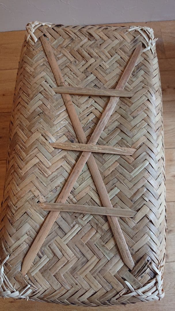 市場かご 竹籠 竹かごバッグ 買い物かご マルシェ 収納かご 2個セット