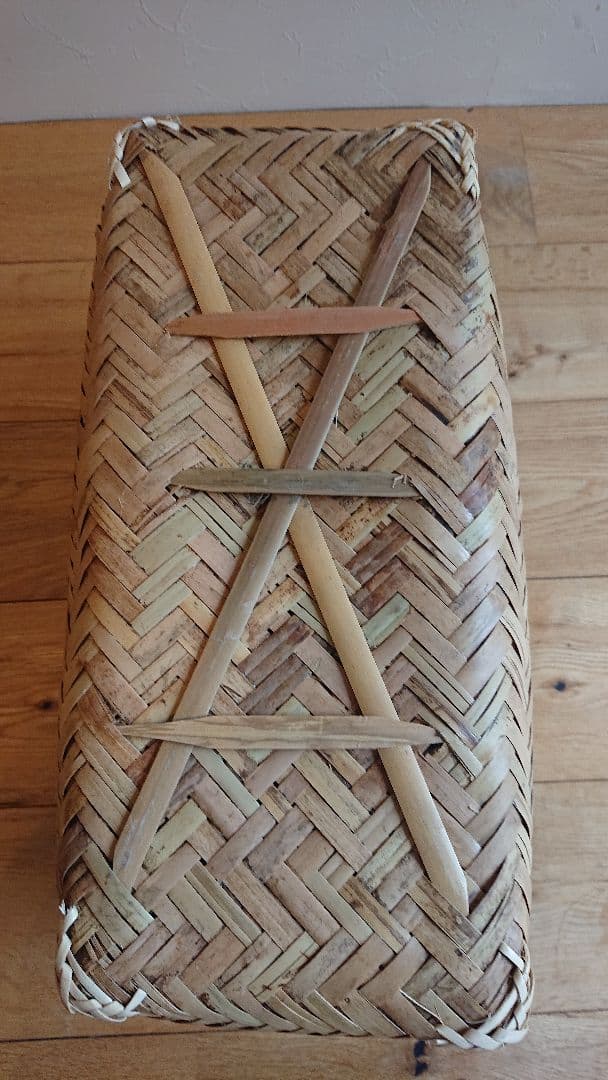 市場かご 竹籠 竹かごバッグ 買い物かご マルシェ 収納かご 2個セット