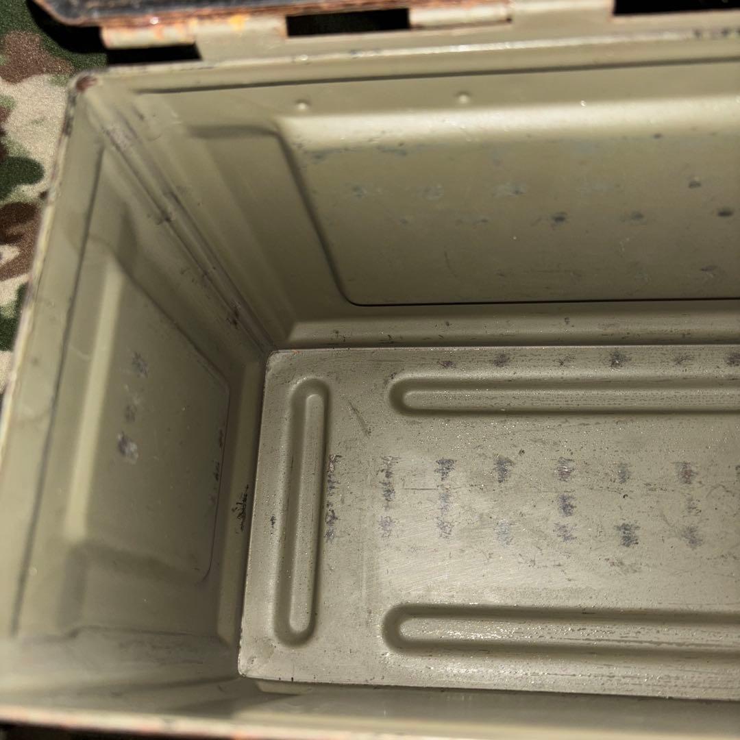 フランス軍　60s 70s CAL.50 AMMO BOX 弾薬箱　送料無料　③