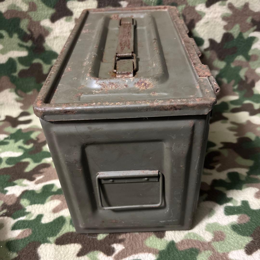 フランス軍　60s 70s CAL.50 AMMO BOX 弾薬箱　送料無料　③