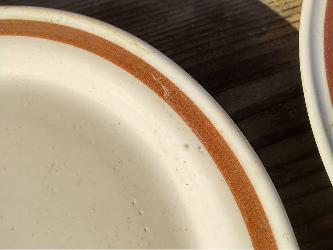 【O-1094】ストーンウェア食器 丸皿 洋風皿 4種 12枚セット