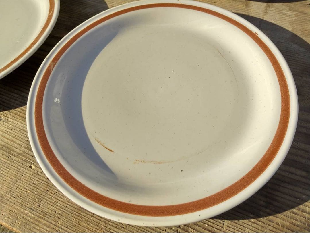 【O-1094】ストーンウェア食器 丸皿 洋風皿 4種 12枚セット