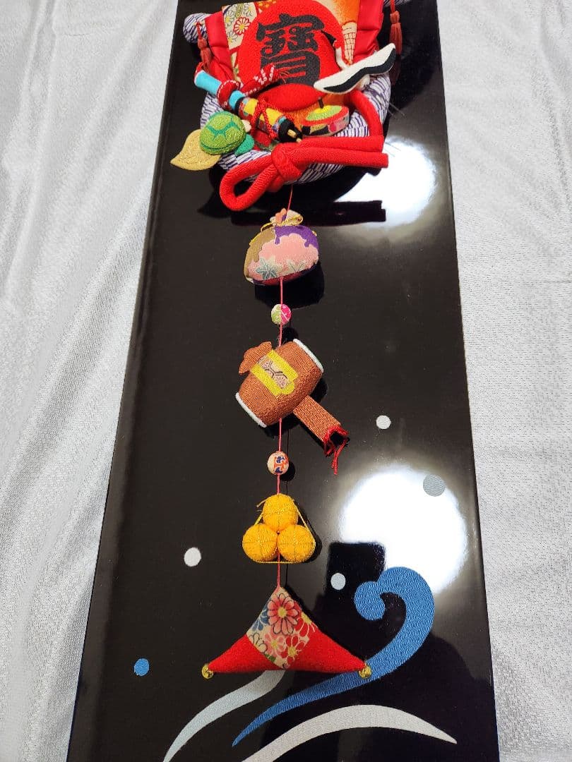 宝船塗板飾り　福板飾り　縁起物