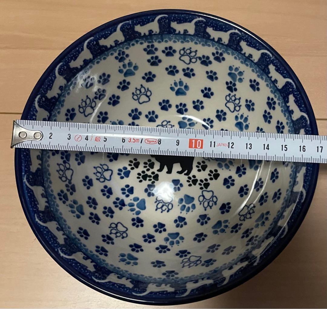 kumauri_starさま専用 ポーリッシュポタリーボウル(キャットウォーク)