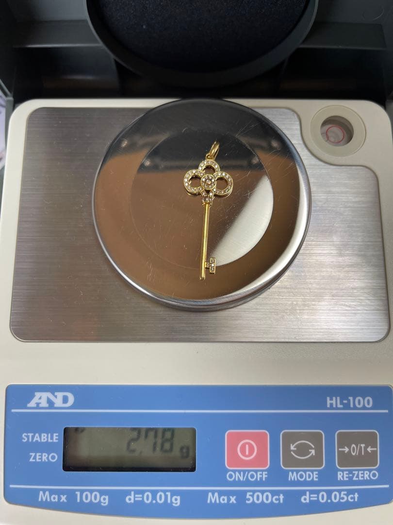 K18YG ペンダント　D-0.23ct